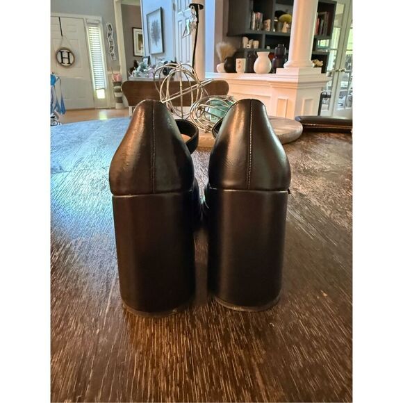 Steve Madden Y2K Black Odart Platform Chunky Heel Mary Janes sz 7.5 EUC - Picture 5 of 6